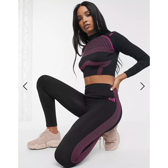 Criminal Damage Tops - Criminal Damage Seamless Contour CropTop Size 12